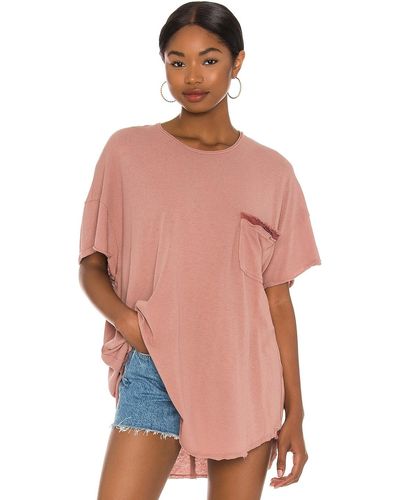 Free People Take It Easy Tシャツ - ブラウン