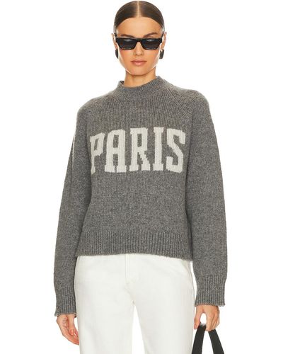Anine Bing Kendrick Sweater University Paris - グレー