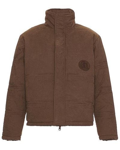 Honor The Gift Wire Quilt Jacket - Brown