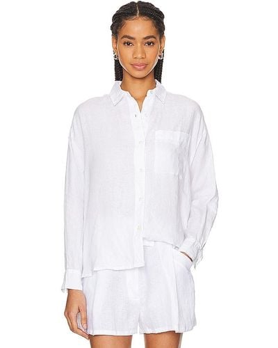 James Perse CHEMISE OVERSIZED - Blanc