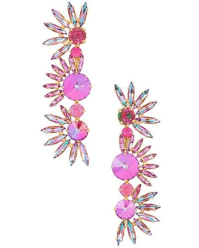 Elizabeth Cole Livy Earrings - Pink