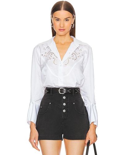 Citizens of Humanity Dree Embroidered Shirt - White