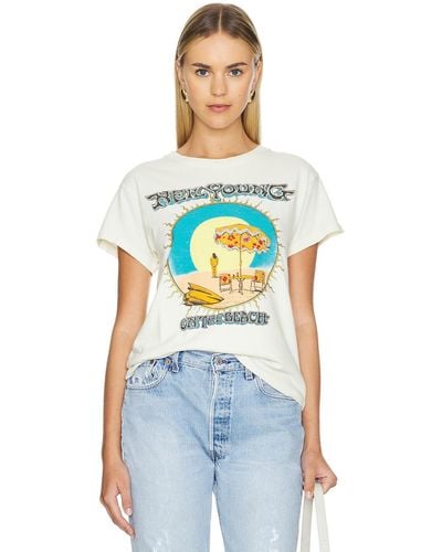 Daydreamer Neil Young On The Beach Tour Tシャツ - ブルー