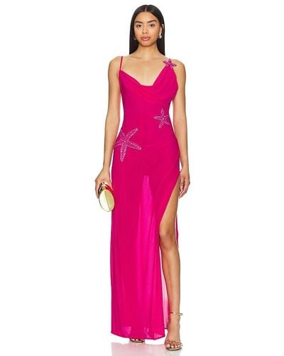 Leslie Amon X Revolve Flowy Starfish Maxi Dress - Pink