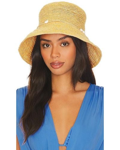 Sensi Studio Trinado Crochet Lampshade Hat - Blue