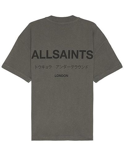 AllSaints Camiseta - Gris