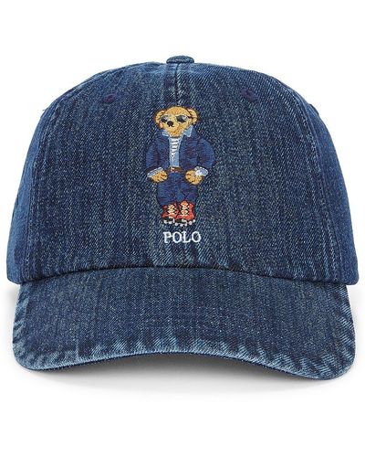 Polo Ralph Lauren Bear Hat - ブルー