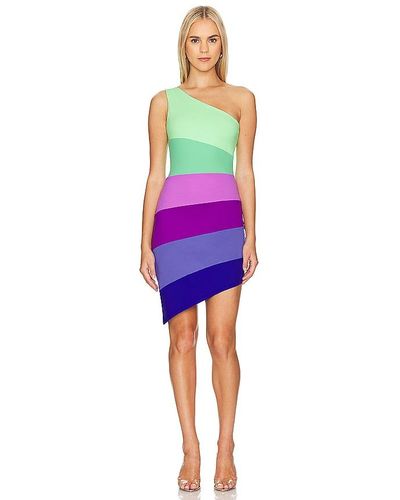 Susana Monaco Colorblock Mini Dress - Multicolor