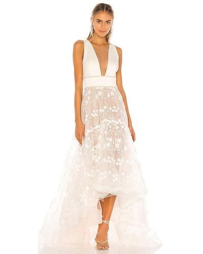 Bronx and Banco Fiona Bridal Gown - White