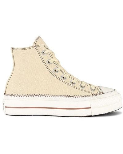 Converse PLATEAU-SNEAKERS CHUCK TAYLOR ALL STAR LIFT - Natur