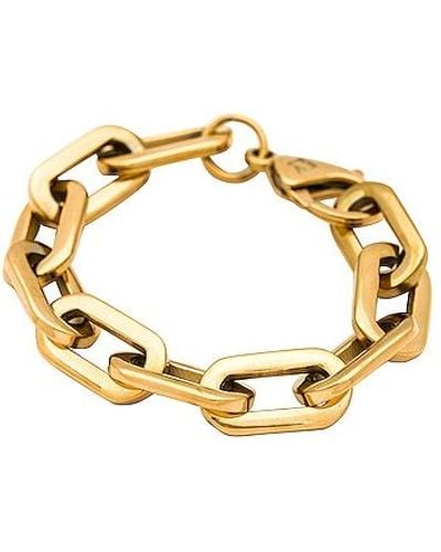 Ellie Vail Gage Oversized Link Bracelet - Metallic