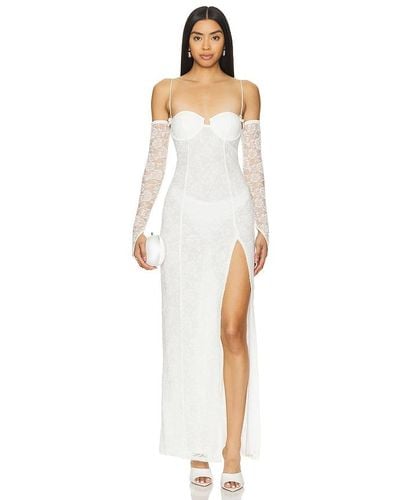 Nbd Najma Maxi Dress - White