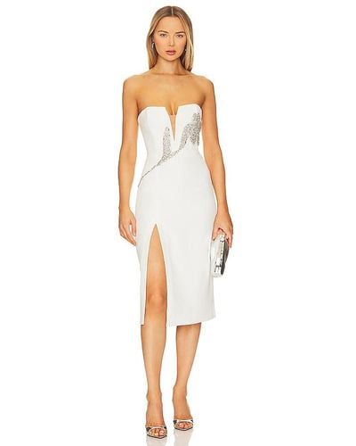 Bardot X Revolve Ambiance Midi Dress - White