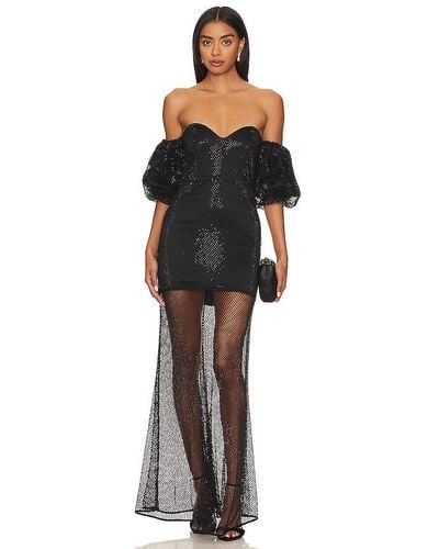 House of Harlow 1960 X Revolve Sulima Gown - Black