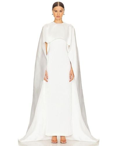 Solace London Leni Maxi Dress - White