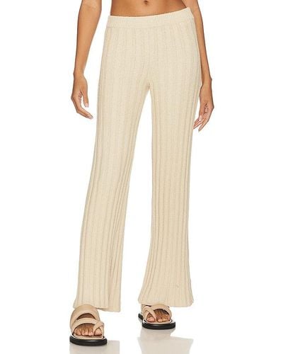 House of Harlow 1960 X Revolve Ilaria Boucle Trousers - Natural
