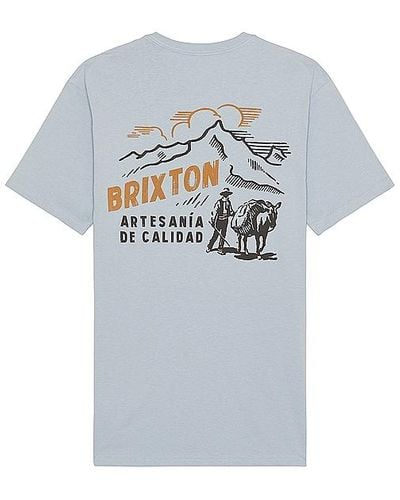 Brixton Harvester Short Sleeve Tailored Tee - White