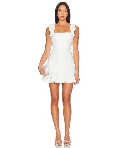 Likely Hara Mini Dress - White