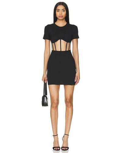 RTA Angela Mini Dress - Black