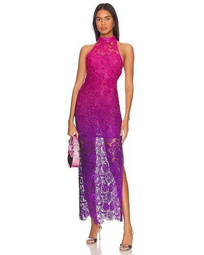 Rococo Sand Long Dress - Purple