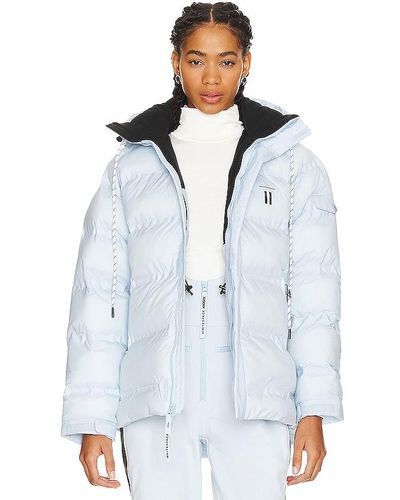 White/space Insulated Riding Jacket - Blue