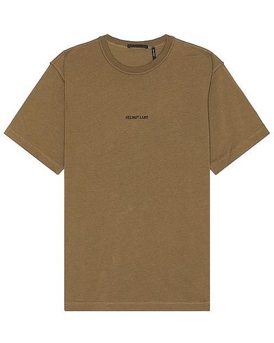 Helmut Lang Inside Out Tee - Green