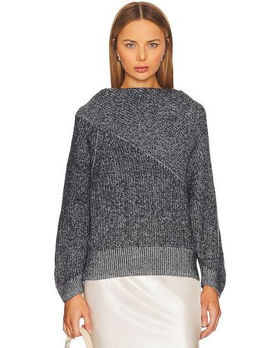 Brochu Walker Leith Plaited Sweater - Gray