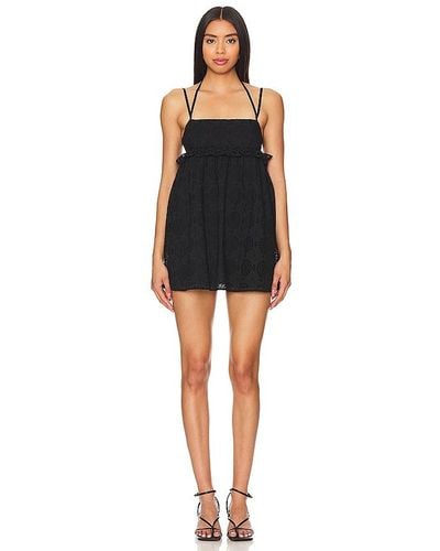 Tularosa Jen Mini Dress - Black