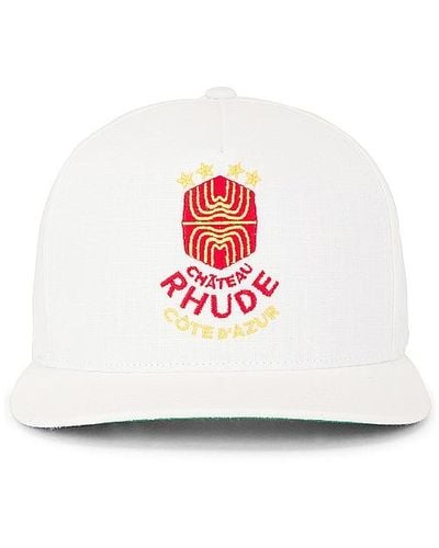Rhude Azur Linen Hat - White