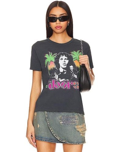 Daydreamer T-SHIRT RINGER THE DOORS TWIN PALMS - Multicolore