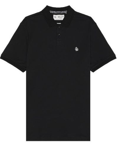 Original Penguin POLOHEMD - Schwarz