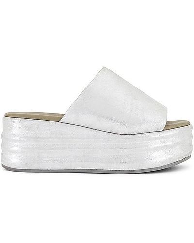 Free People Harbor Flatform Sandal - White