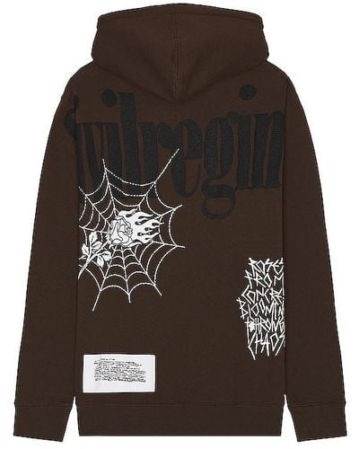 Civil Regime Web Of Ours Classic Independent Hoodie - Brown