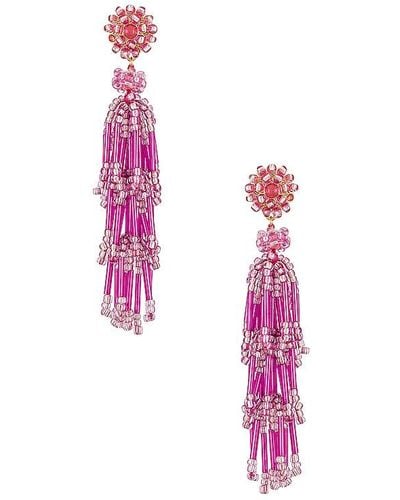 8 Other Reasons Gabrielle Duster Earrings - Pink