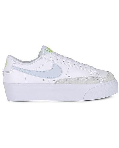 Nike Blazer Low Platform Sneaker - White