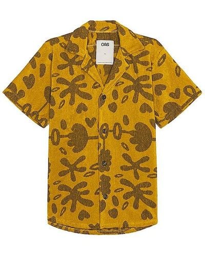 Oas Galbanum Cuba Terry Shirt - Yellow