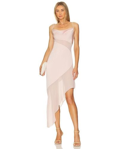 Nbd Delfino Slip Dress - Pink