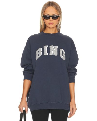 Anine Bing Tyler スウェットシャツ - ブルー