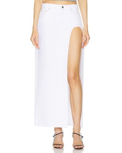 GRLFRND Blanca Maxi Skirt - White
