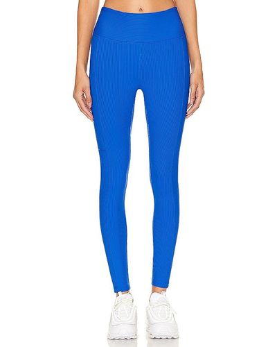 Year Of Ours LEGGINGS RIBBED - Bleu
