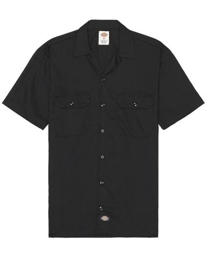 Dickies Original Twill Short Sleeve Work Shirt - ブラック
