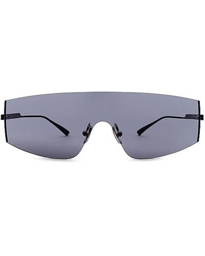 Bottega Veneta Light Ribbon Mask Sunglasses - Blue