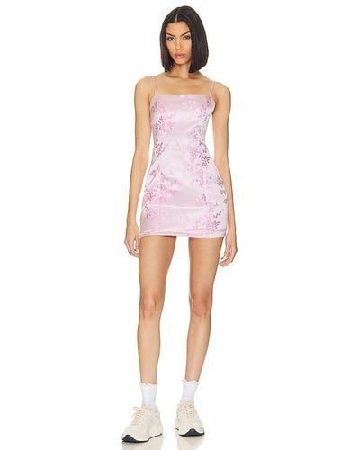 superdown Letizia Printed Mini Dress - Pink