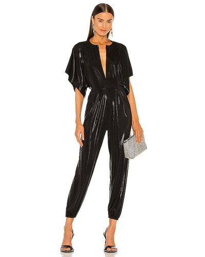 Norma Kamali Rectangle Jog Jumpsuit - Black