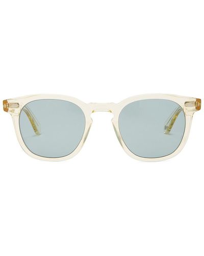 Garrett Leight Byrne Sunglasses - ブルー