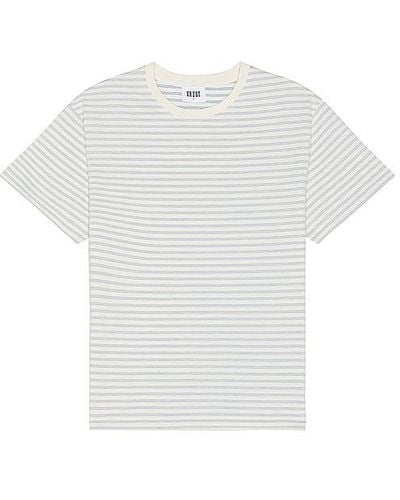 KROST Striped Short Sleeve Tee - White
