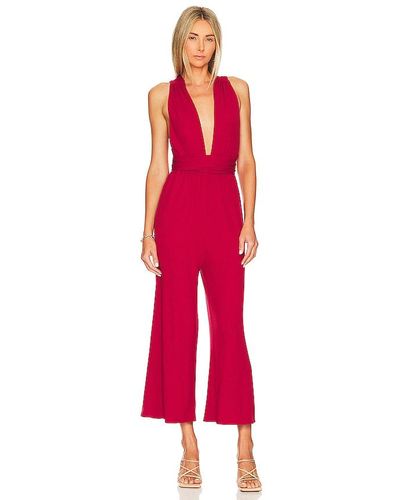 MAJORELLE Cody Jumpsuit - Red