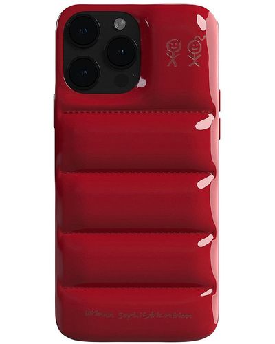 Urban Sophistication Iphone 15 Pro Max パッファーケース - レッド