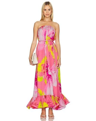 Hemant & Nandita ROBE MAXI - Rose