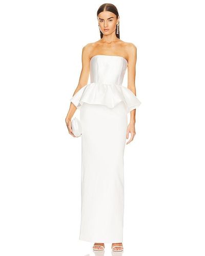Solace London Maddison Maxi Dress - White